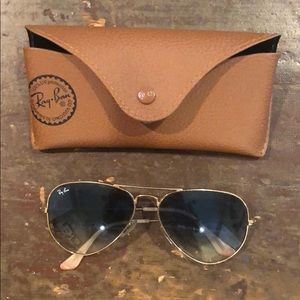 Ray-Ban Gold Aviators